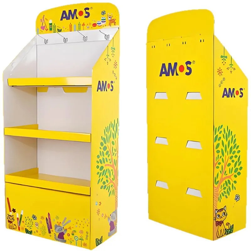 Papan Tulis Anak-anak Karton Display Stand Nggawe Skema Anyar kanggo Tampilan Fun Anak Supermarket